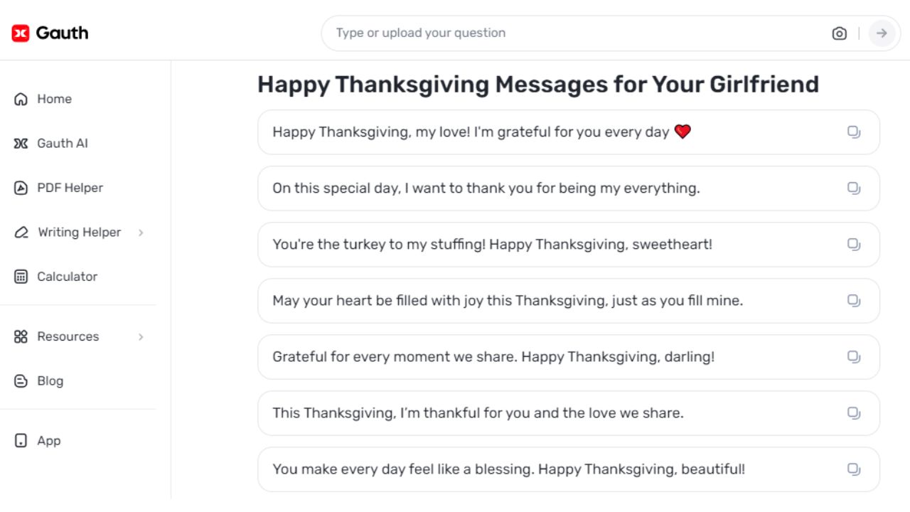 How to Write the Perfect Thanksgiving Message for Your Girlfriend: Tips by Gauth